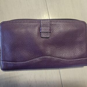 Purple Leather Wallet